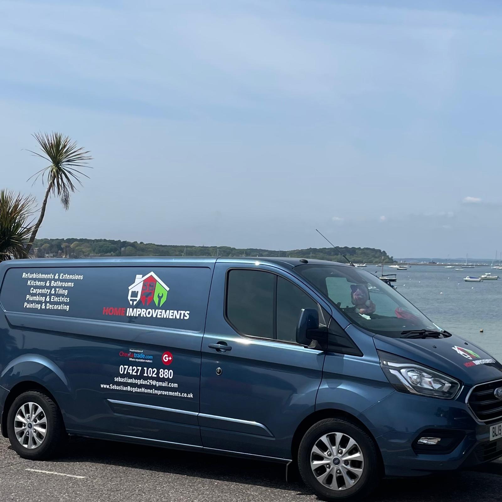 Sebastian Bogdan working on a home improvement project - professional craftsmanship and attention to detail