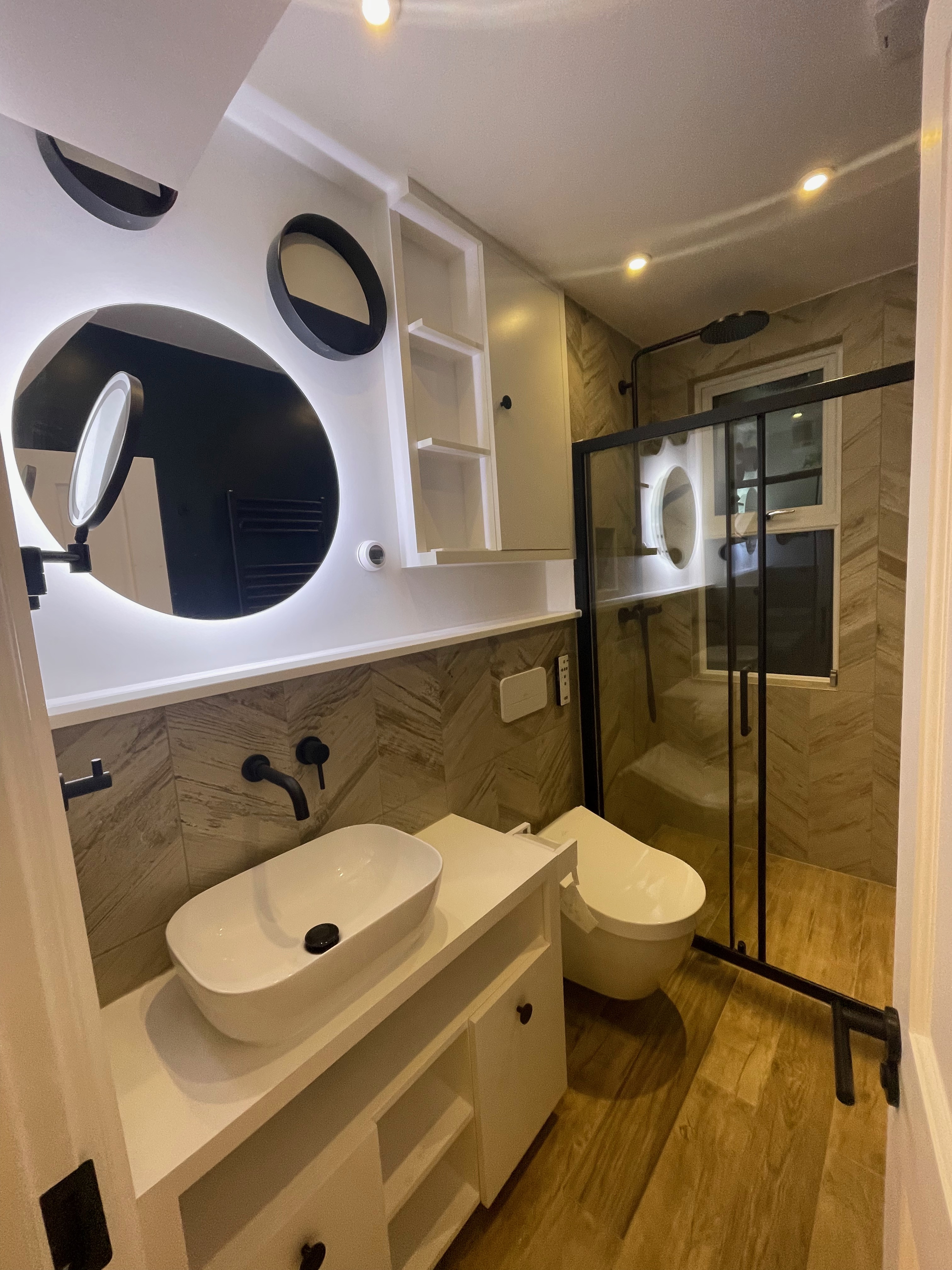 Modern bathroom renovation in Poole - complete transformation