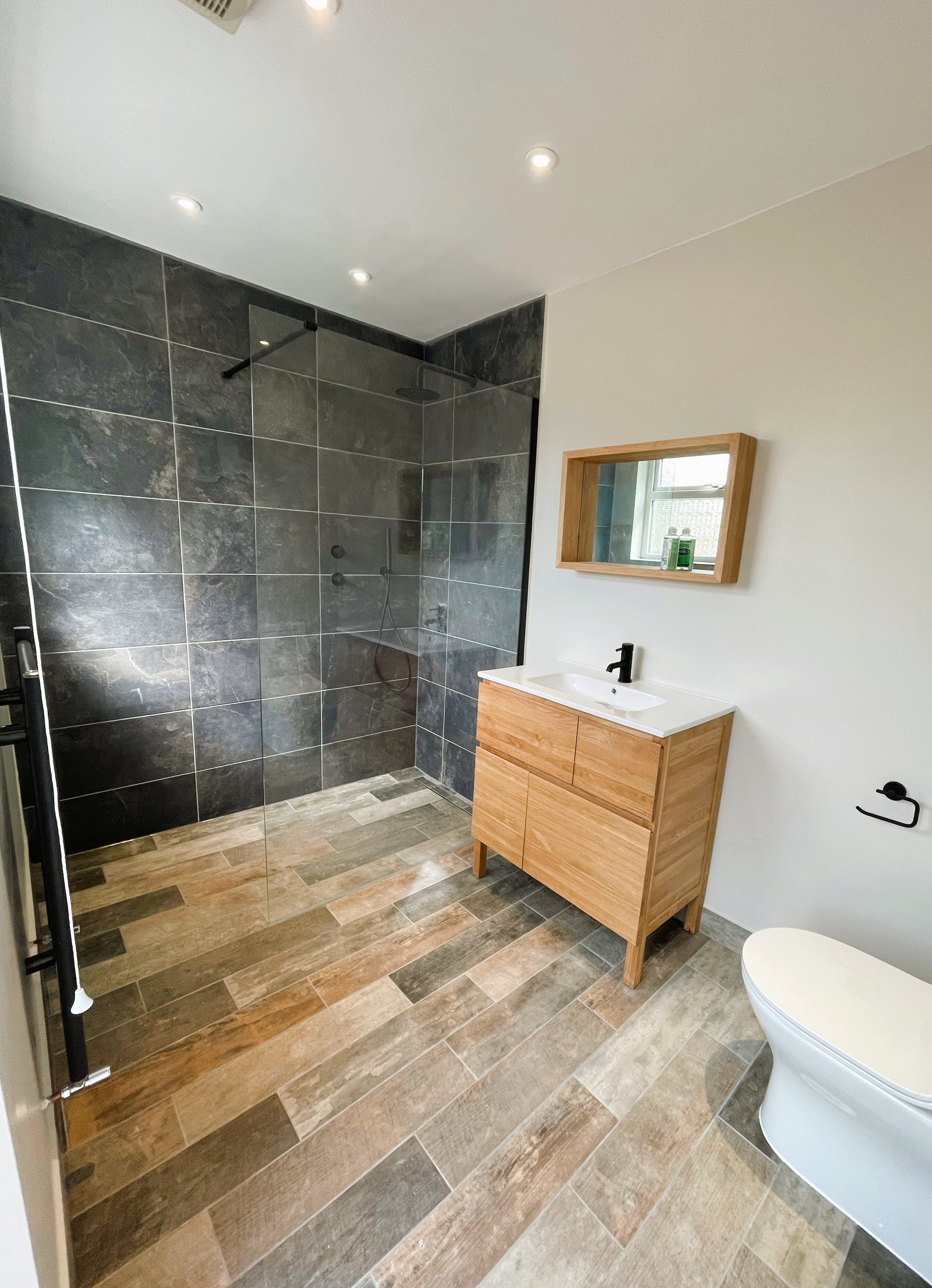 Walk-in shower wet room installation in Bournemouth